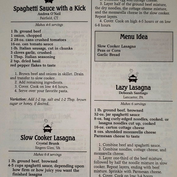 Fix-It and Forget-It Recipes for Entertaining   paperback binder cookbook. - Picture 5 of 10